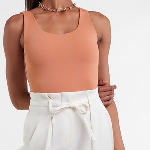 NWT Express Body Contour Scoop Neck Thong Bodysuit